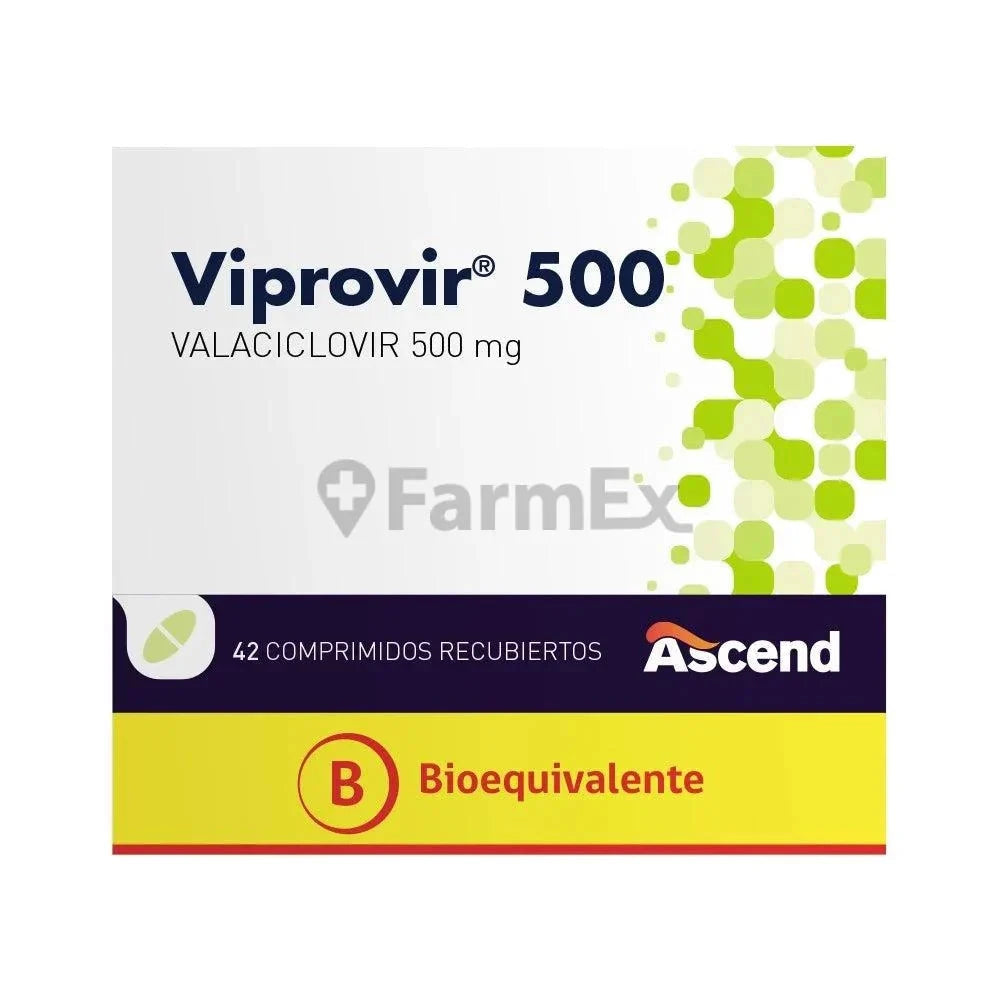 Viprovir 500 mg x 42 comprimidos Farmex-Pluxee-Persistente